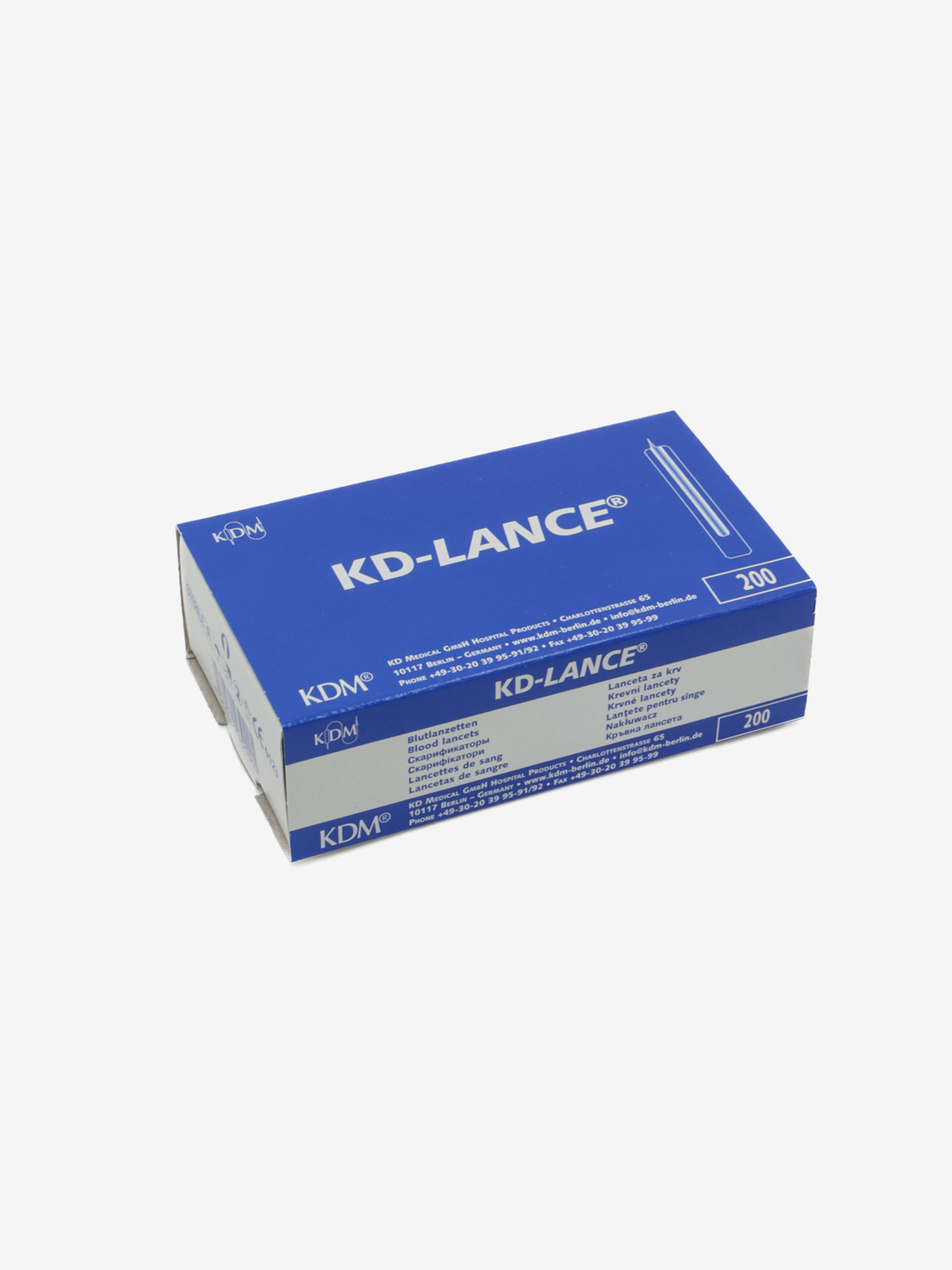 KD-LANCE kapillyar qon olish uchun skarifikator