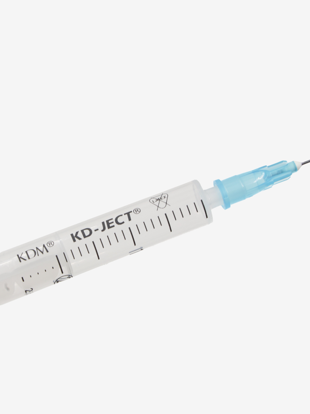 Шприц однократного применения KD-JECT®, двухкомпонентный, с иглой, Luer/Centric