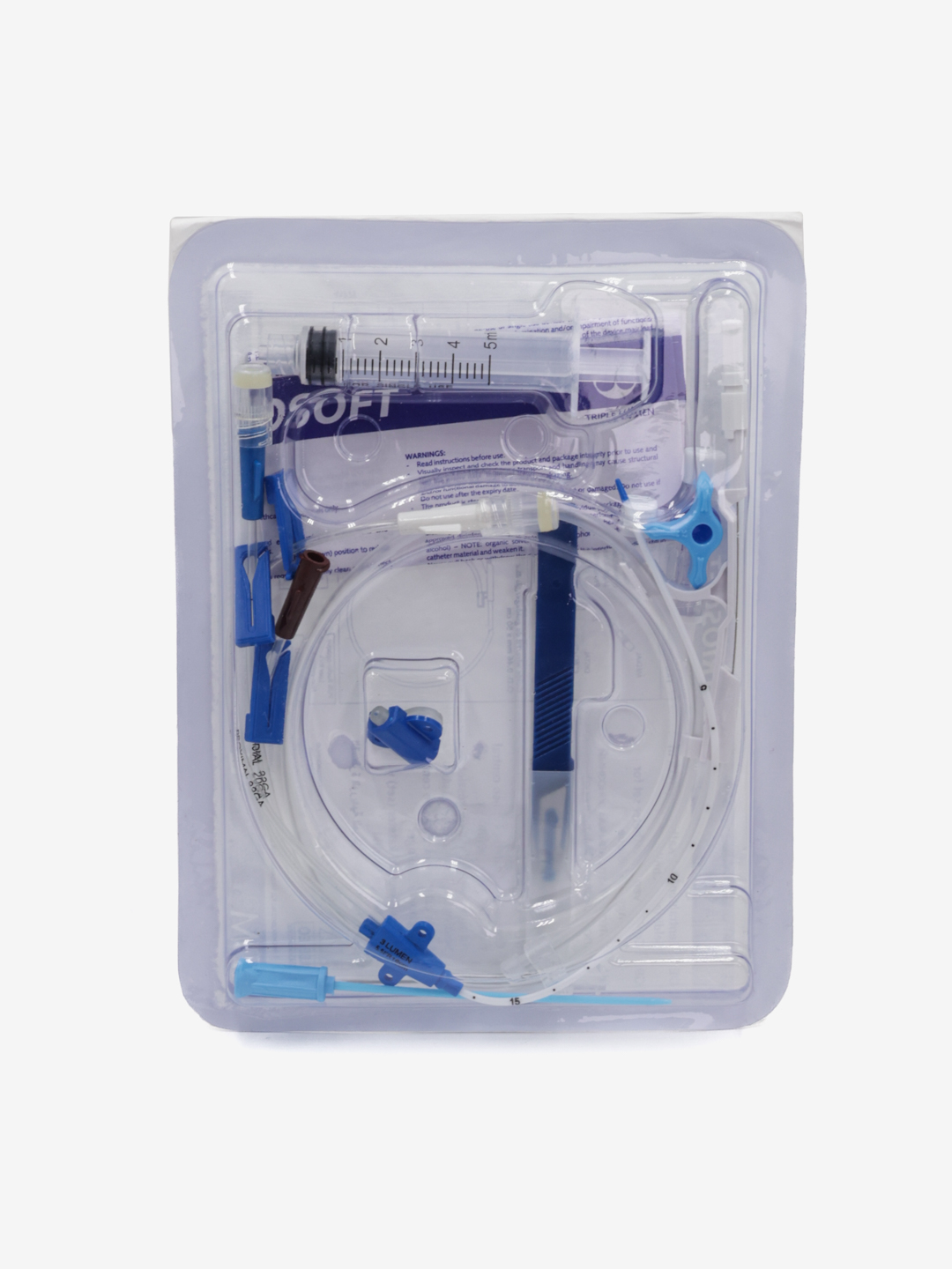 KD-TRIOSOFT Central Venous Catheters (Seldinger Technique)