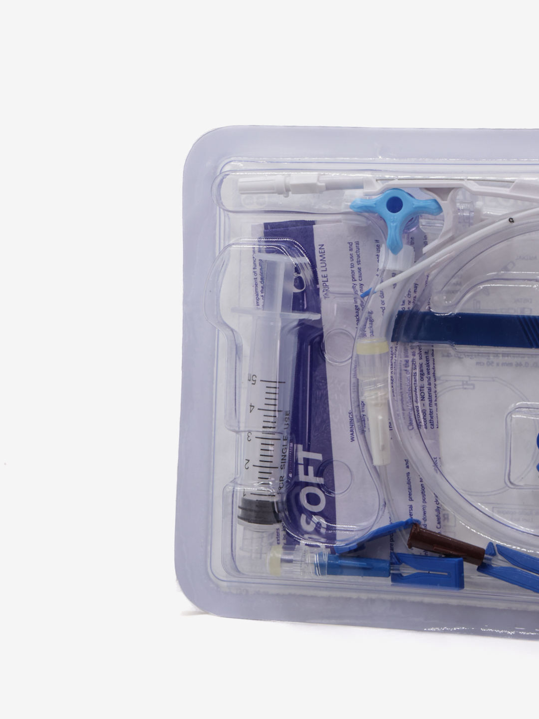 KD-TRIOSOFT markaziy venoz kateterlar (Seldinger usuli bo‘yicha)