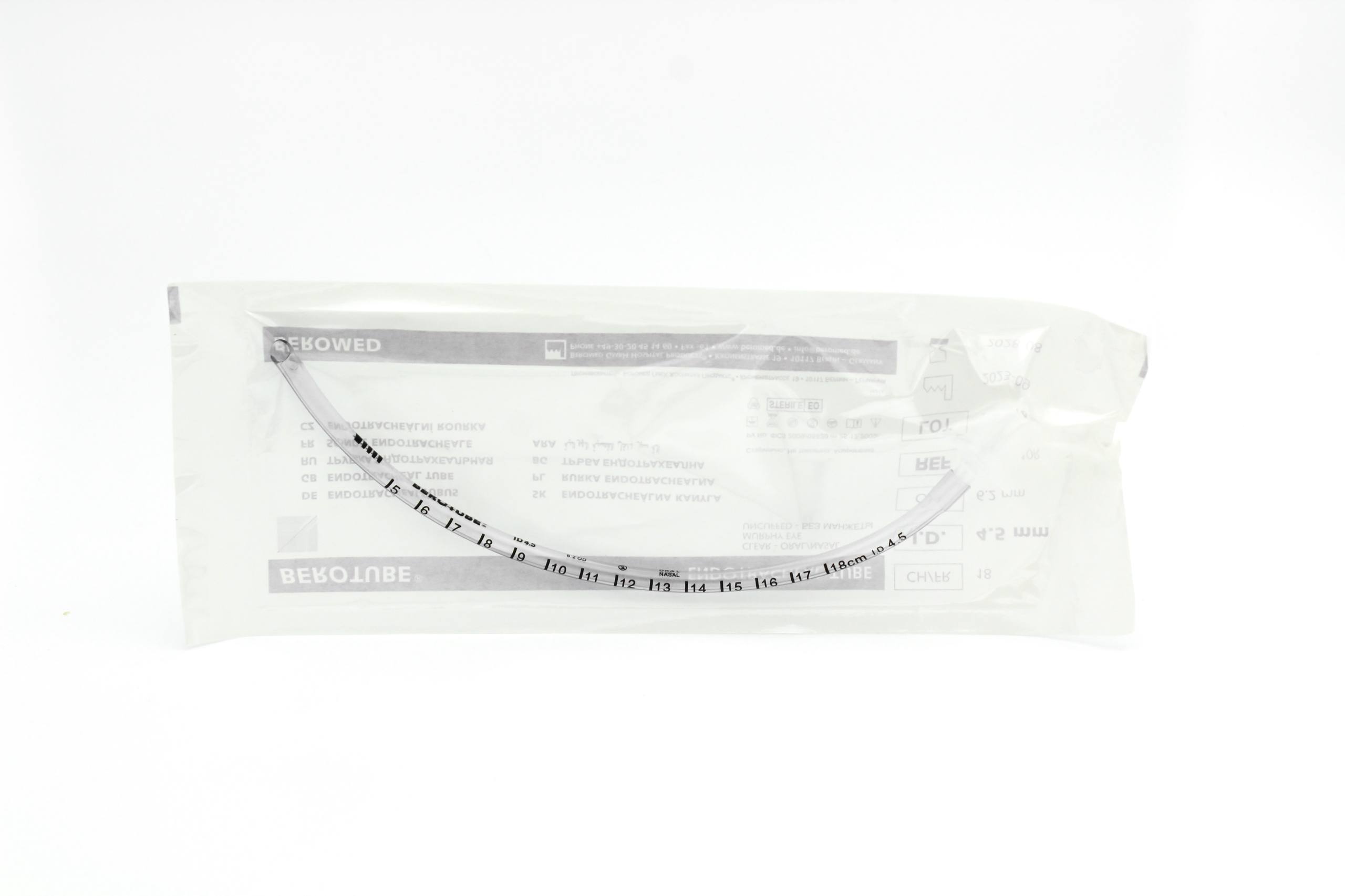 Трубка эндотрахеальная "BEROTUBE®", тип без манжеты