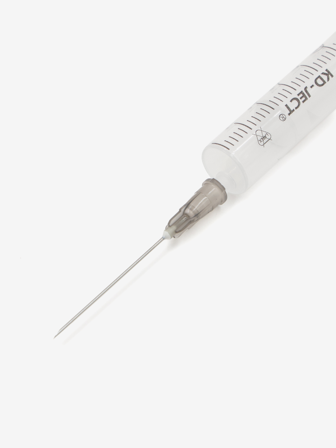 Шприц однократного применения KD-JECT®, двухкомпонентный, с иглой, Luer/Centric