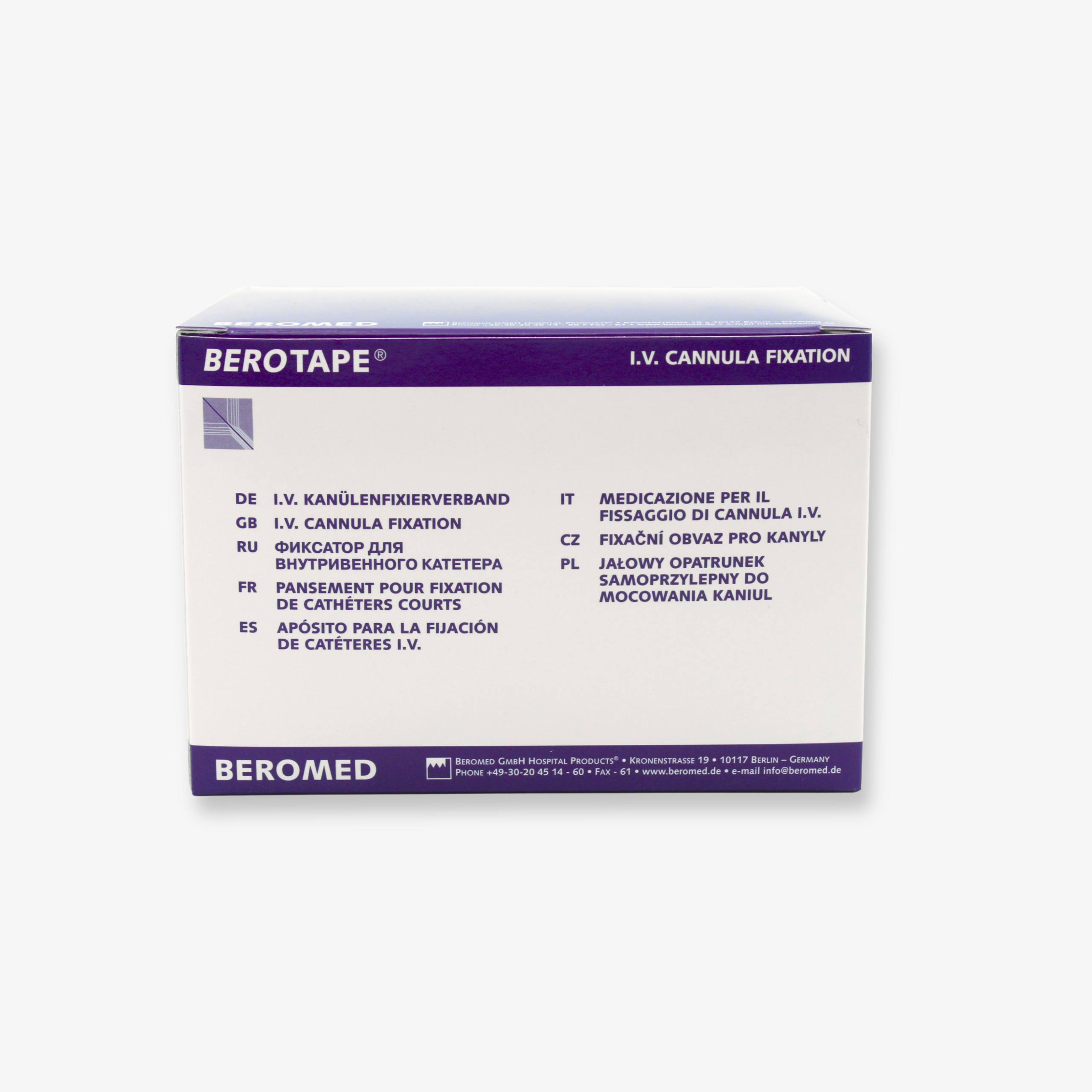 Фиксатор для внутривенного катетера BEROTAPE®, 6 × 8 см