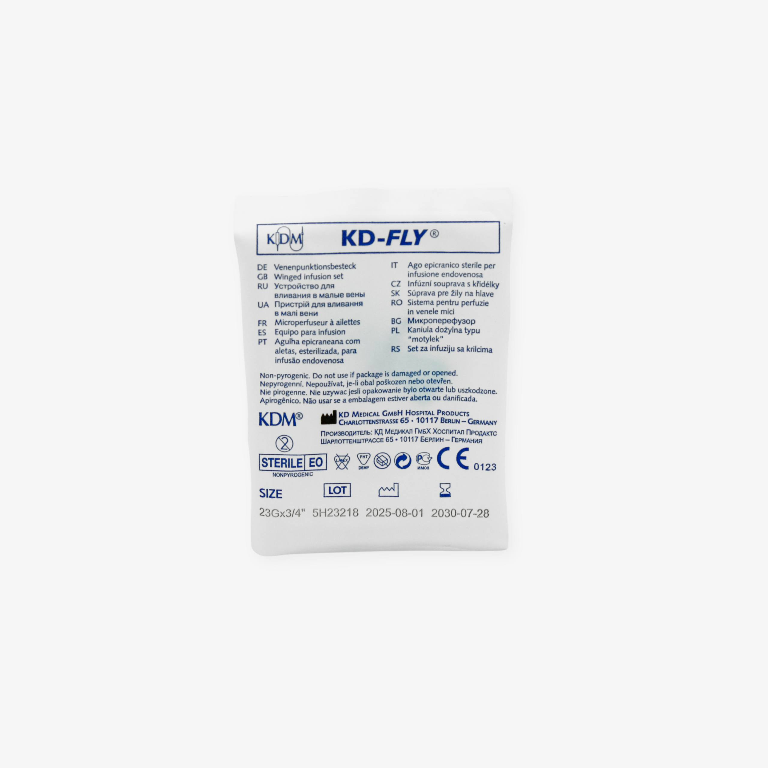 Устройство для вливания в малые вены, однократного применения KD-FLY «бабочка»