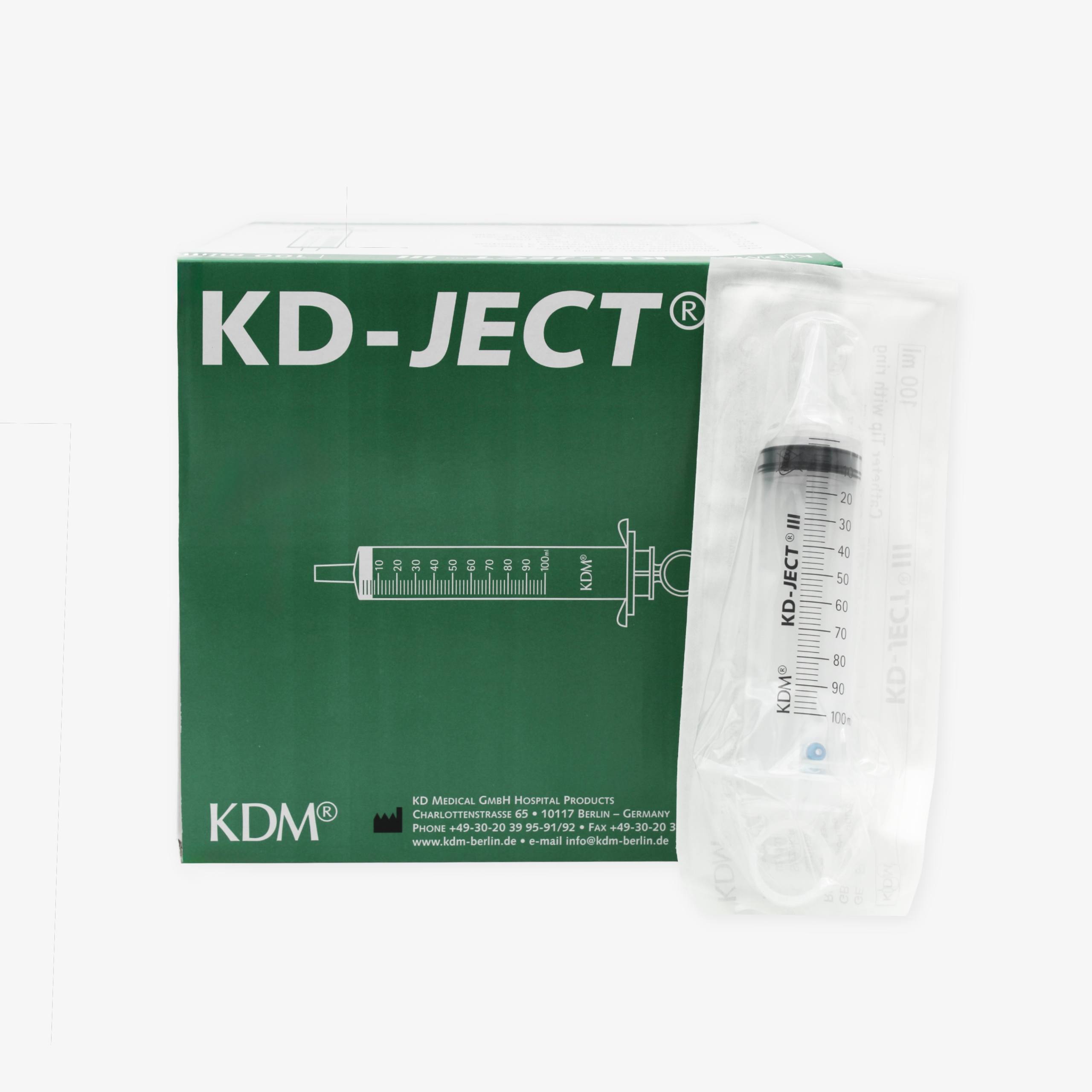 Шприц однократного применения KD-JECT® III, без иглы, с наконечником