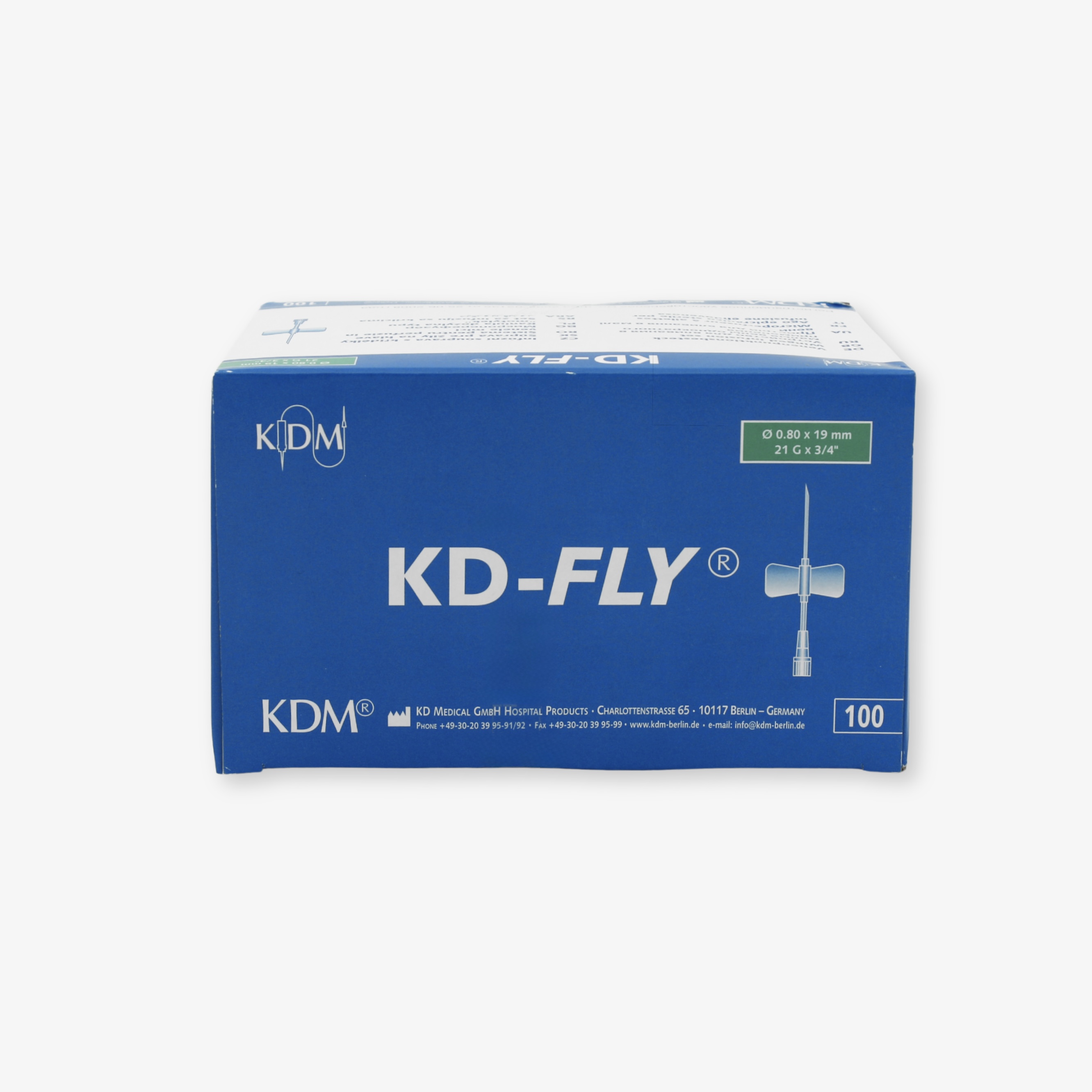 Устройство для вливания в малые вены, однократного применения KD-FLY «бабочка» раз 21G