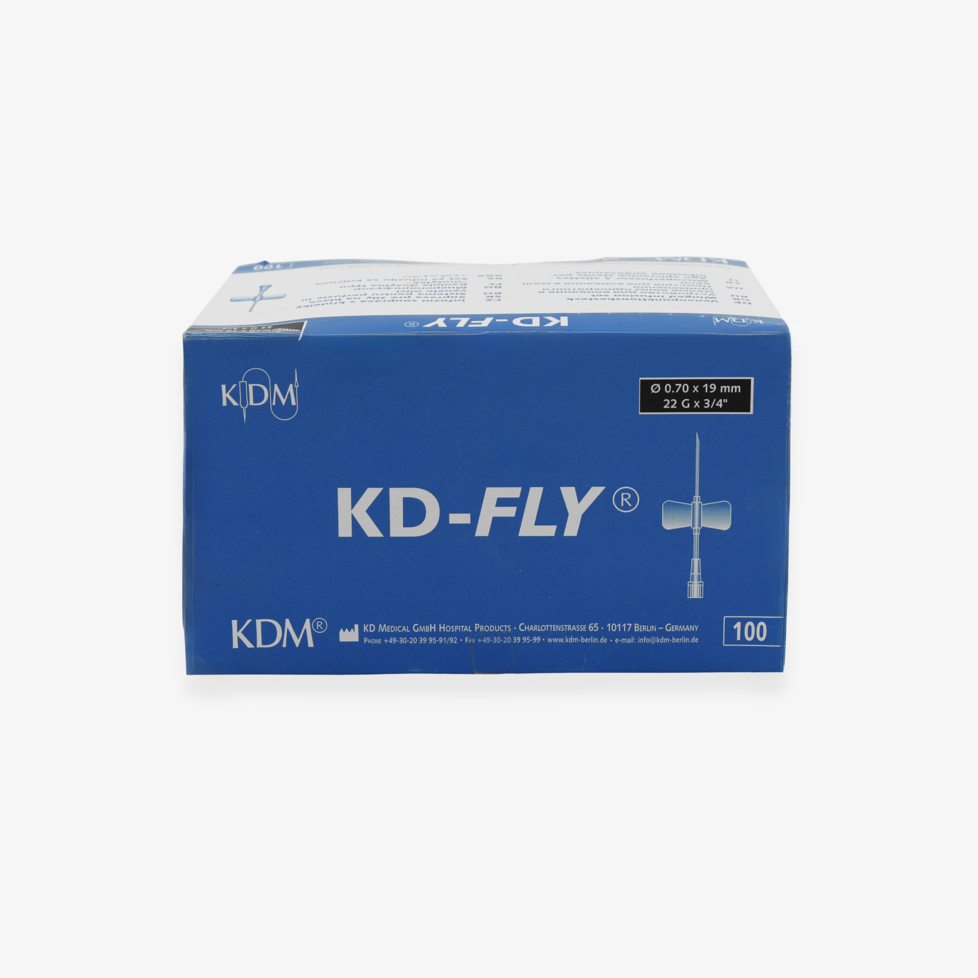 Устройство для вливания в малые вены, однократного применения KD-FLY «бабочка» раз 22G