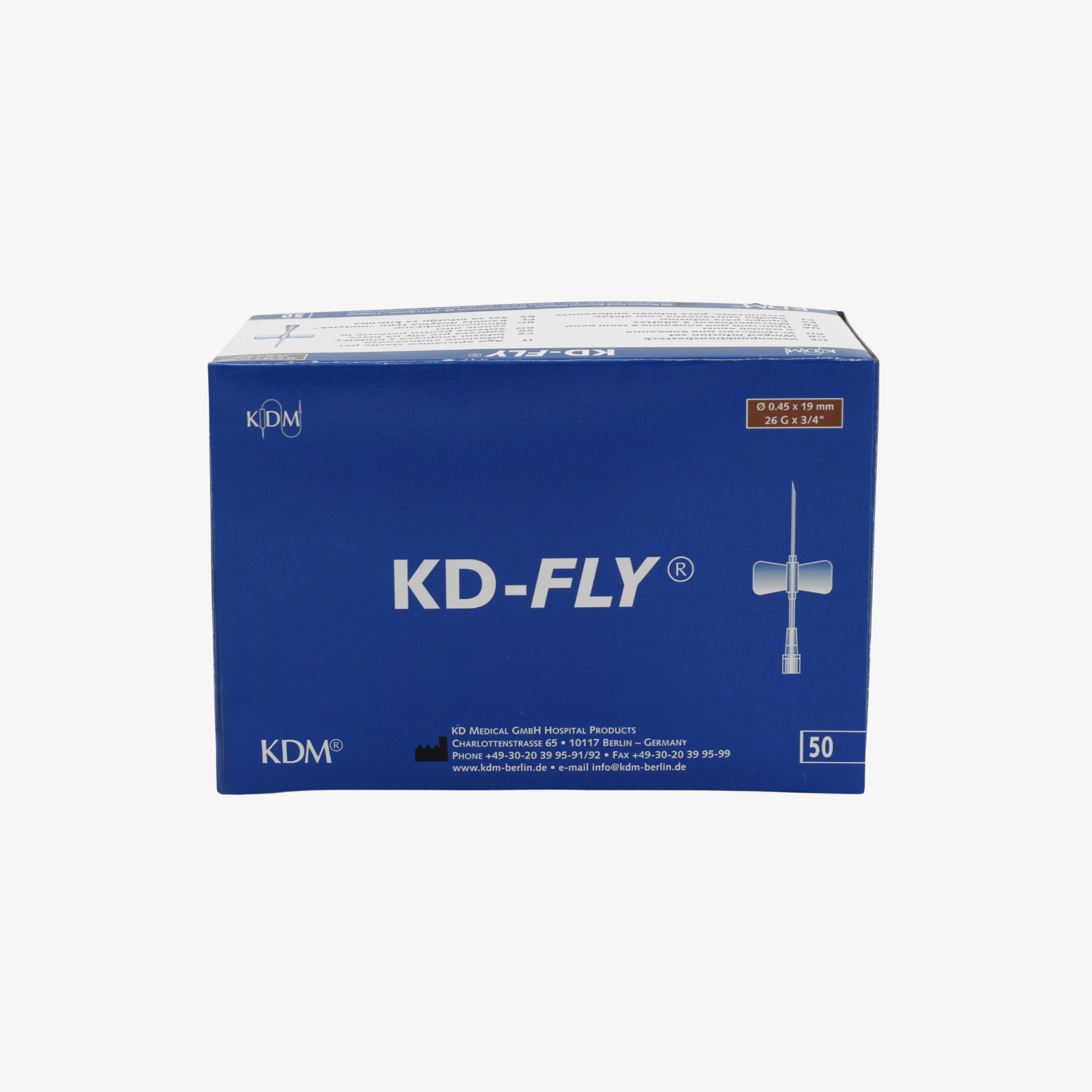 Устройство для вливания в малые вены, однократного применения KD-FLY «бабочка» раз 26G