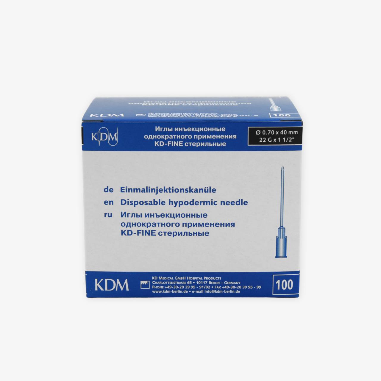 KD-FINE shprits ignalari (Luer/Luer Lock)
