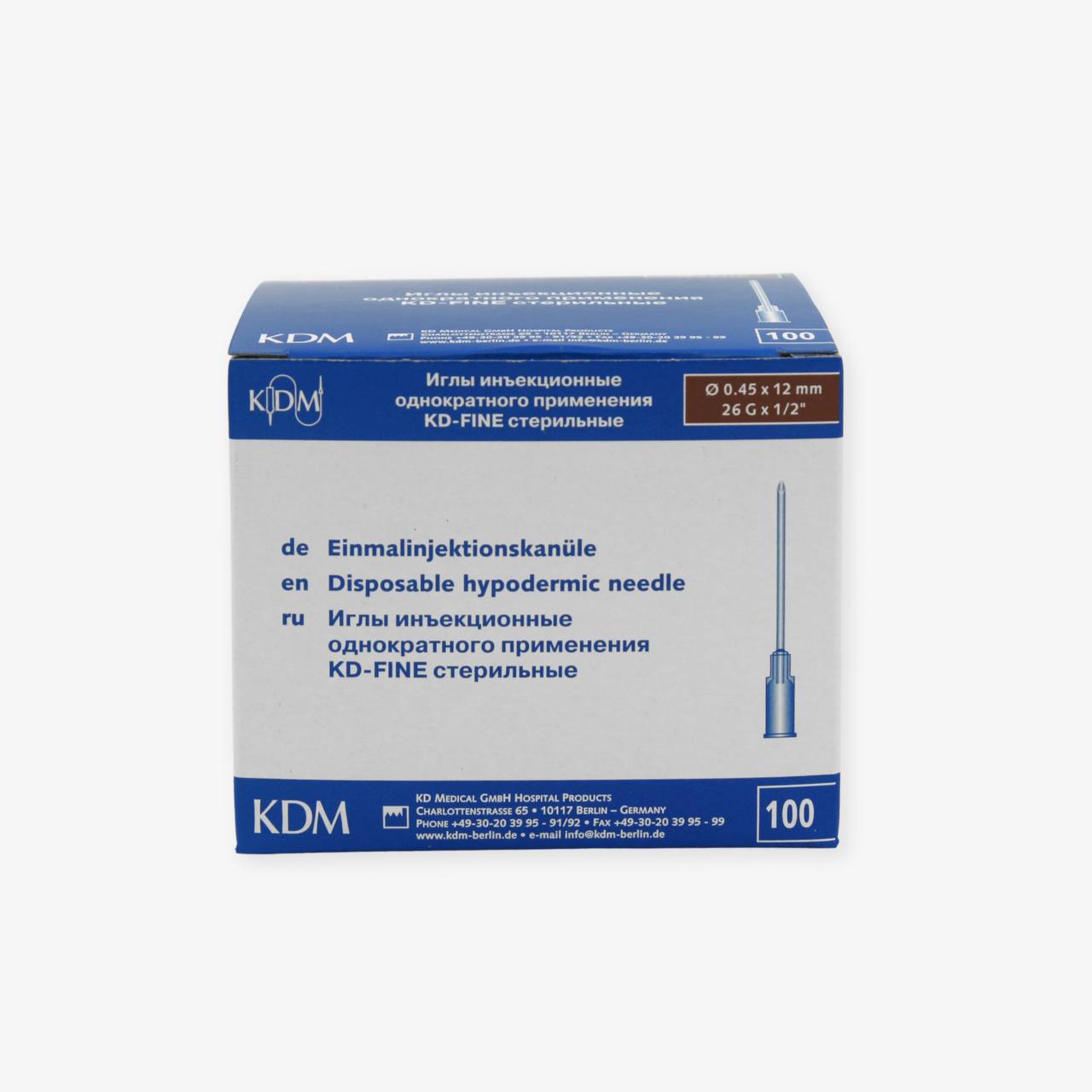 KD-FINE shprits ignalari (Luer/Luer Lock)