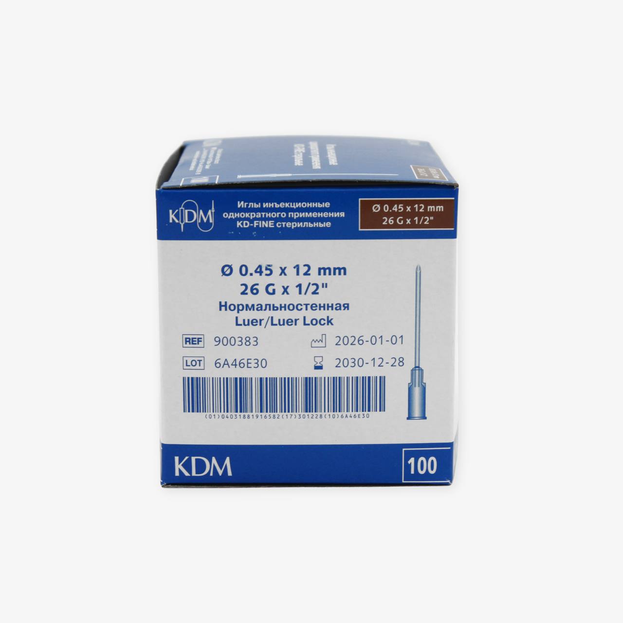 KD-FINE shprits ignalari (Luer/Luer Lock)