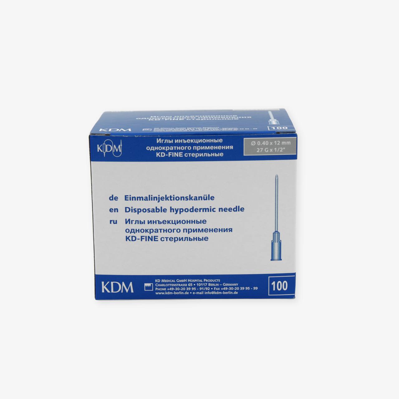 KD-FINE shprits ignalari (Luer/Luer Lock)