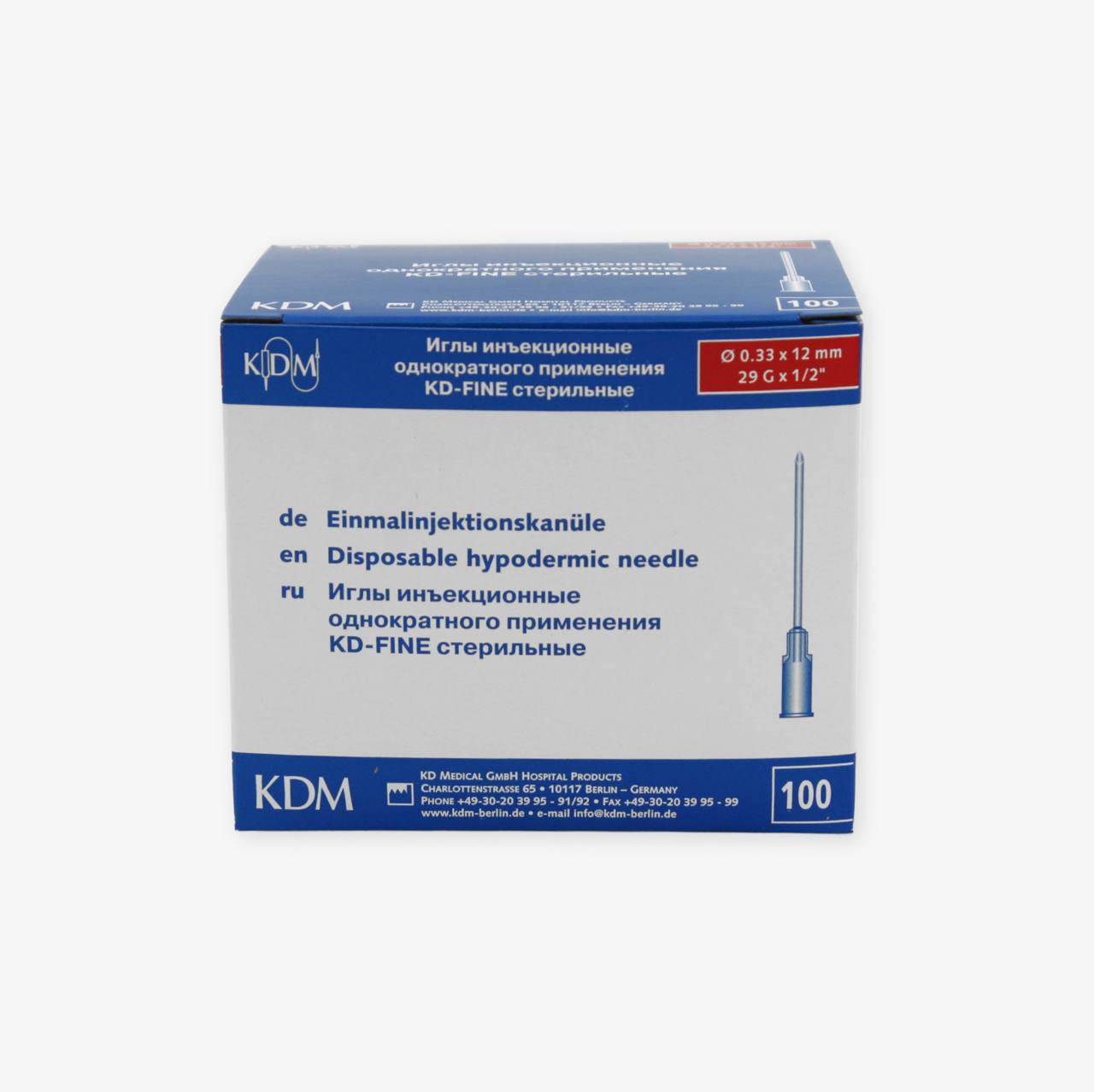 KD-FINE shprits ignalari (Luer/Luer Lock)
